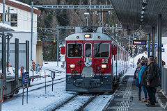 
RhB '52' at Pontresina, February 2019