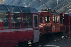 
RhB '162' at Tirano, Italy, February 2019