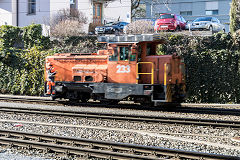 
RhB '233' at Chur, February 2019