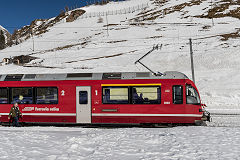 
RhB '3502' at Alp Grum, February 2019
