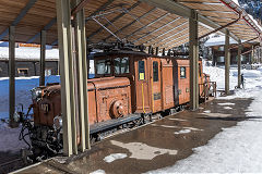 
RhB '407' at Bergun Museum, February 2019