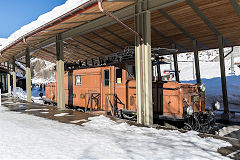 
RhB '407' at Bergun Museum, February 2019