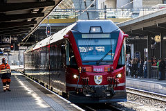 
RhB '57805' at Chur, February 2019