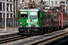 
RhB '621' at Chur, February 2019