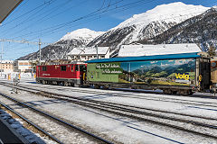 
RhB '625' between Bergun and Landquart, February 2019