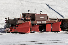 
RhB snowplough at Bergun, February 2019