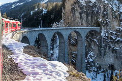 
RhB Landwasser Viaduct, February 2019