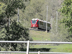 
RhB '3512' on the Bruschio spiral viaduct, September 2022