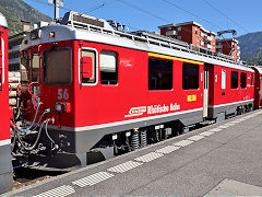 
RhB '56' at Tirano, September 2022