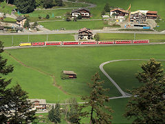 
RhB '612' at Scuol Tarasp, September 2022