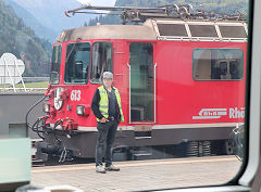 
RhB '613' between Chur and Brig, September 2022