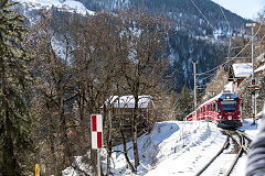 
The Chur to Arosa line, February 2019