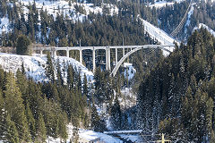 
The Chur to Arosa line, February 2019