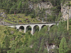 
RhB viaduct between Davos and Filisur, September 2022