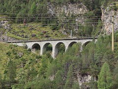 
RhB viaduct between Davos and Filisur, September 2022
