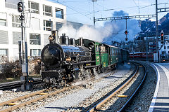 
RhB '107' at Chur, February 2019