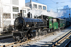 
RhB '107' at Chur, February 2019