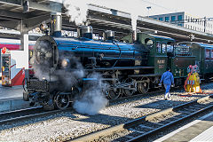 
RhB '107' at Chur, February 2019