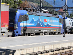 
SBB '193 533' at Visp, September 2022