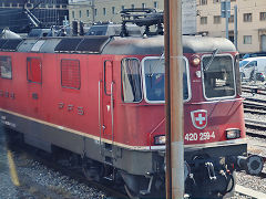 
SBB '420 259' at Brig, September 2022