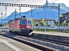 
SBB '420 289' at Aigle, September 2022