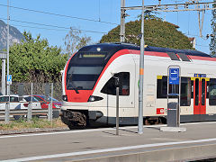 
SBB '523 024' at Aigle, February 2019