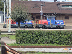 
SBB '923 009' and '923 024' at Gossau, February 2019