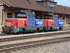 
SBB '923 009' and '923 024' at Gossau, September 2022