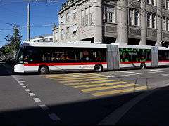 
St Gallen trolleybus '134', September 2022