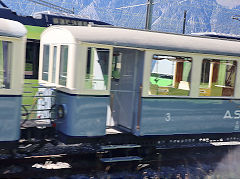 
TCP carriages at Aigle depot, September 2022