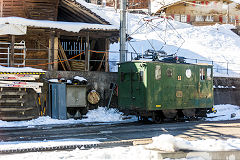 
WaB loco '52' at Lauterbrunnen, February 2019