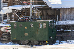 
WaB loco '52' at Lauterbrunnen, February 2019