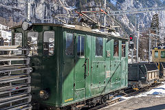 
WaB loco '54' at Lauterbrunnen, February 2019