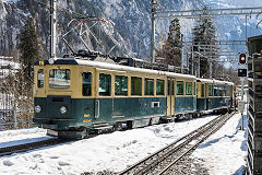 
WaB '116' at Lauterbrunnen, February 2019