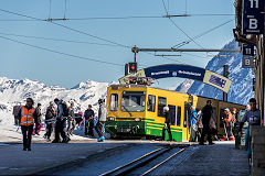 
WaB trailer '251' at Kleine Scheidegg, February 2019