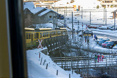 
WaB train at Grindelwald, February 2019