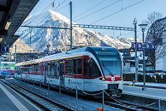 
ZB '130 010' at Meiringen, February 2019