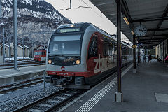 
ZB '150 001' at Meiringen, February 2019