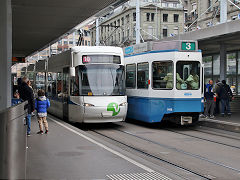 
Zurich trams '3079' and '2426', May 2022 