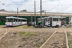 
Timisoara trams '3743' and '37xx' '01164', June 2019
