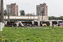 
Timisoara tram depot scrap line, '2418', '3608', '2037', June 2019