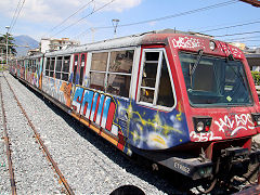 Circumvesuviana 'ETR 062' at Naples, Italy, May 2022