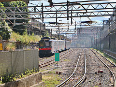 Circumvesuviana 'ETR 105' at Naples, Italy, May 2022