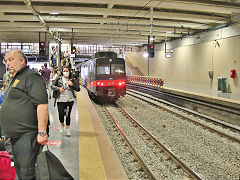 Circumvesuviana 'ETR 111' at Naples, Italy, May 2022
