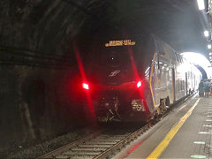 
Vernazza Station, much of it in the tunnel, October 2022