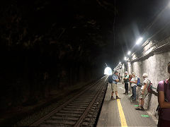 
Vernazza Station, much of it in the tunnel, October 2022