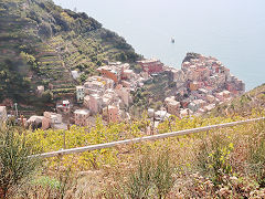 
Monorail tracks at Manarola, October 2022