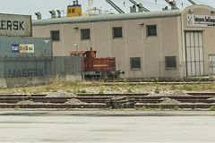Industrial locos in Naples dockland, Naples, Italy, May 2018