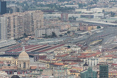 Naples Railway Station from Castel Sant'Elmo, May 2018