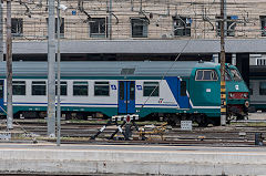 Driving trailer, Rome, Italy, May 2018